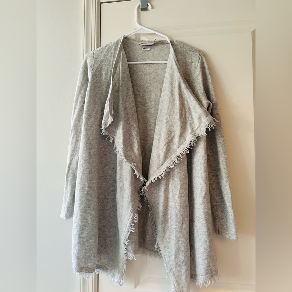 Vineyard vines long cashmere cardigan XS